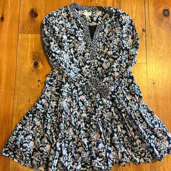 J. Crew floral long sleeve dress ccs - Picture 1 of 4